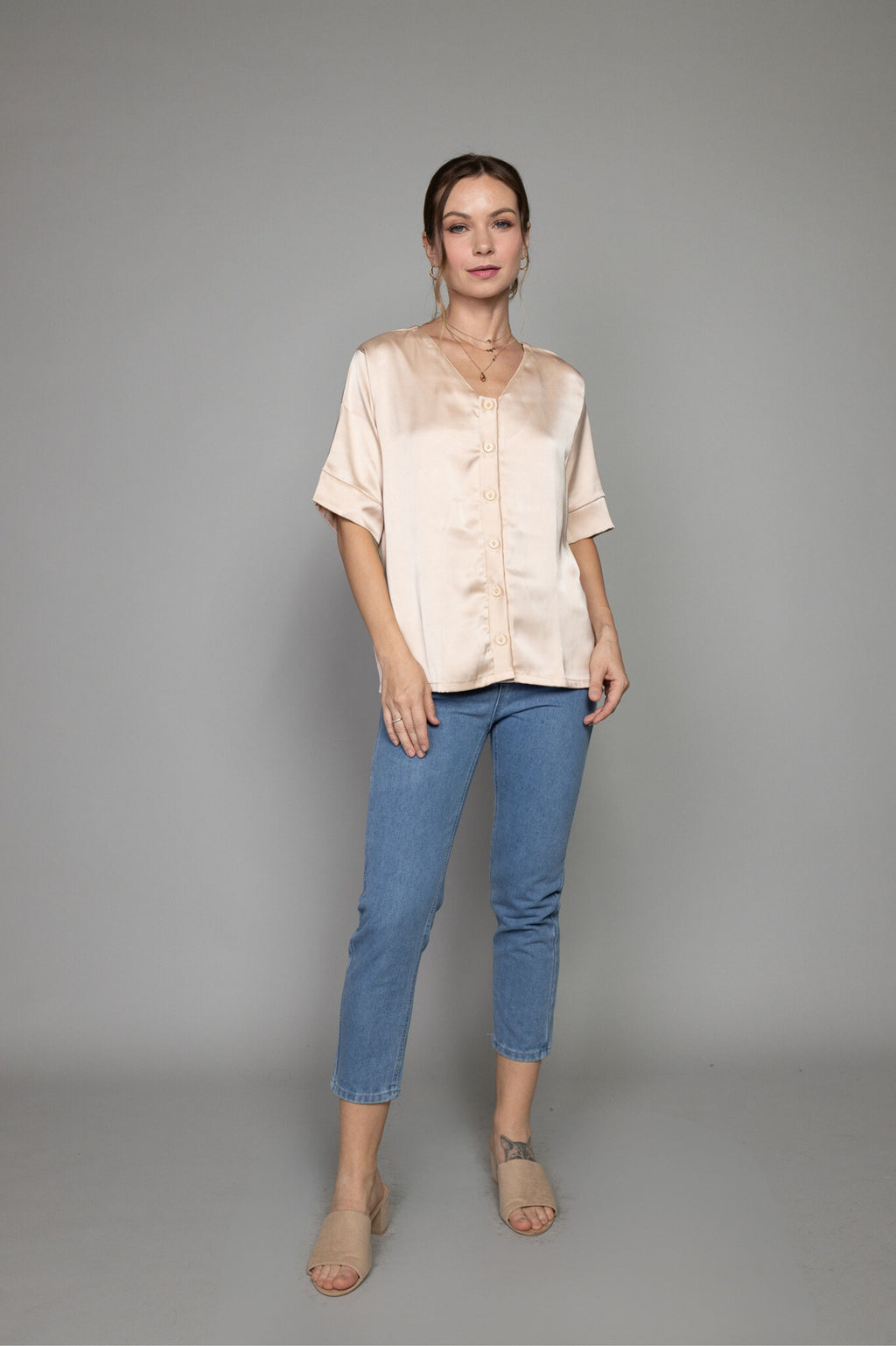 Satin: Ellie Top