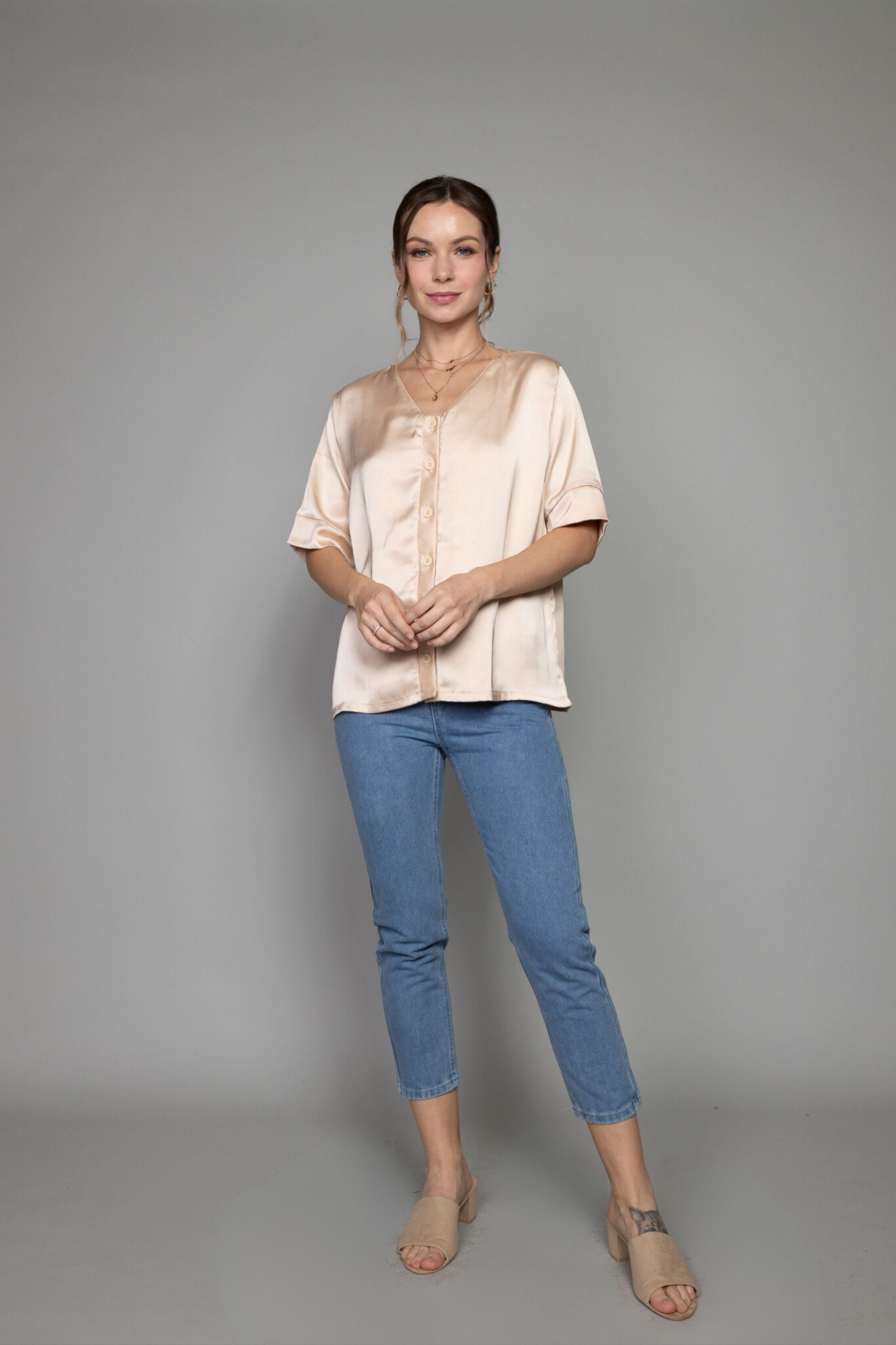 Satin: Ellie Top