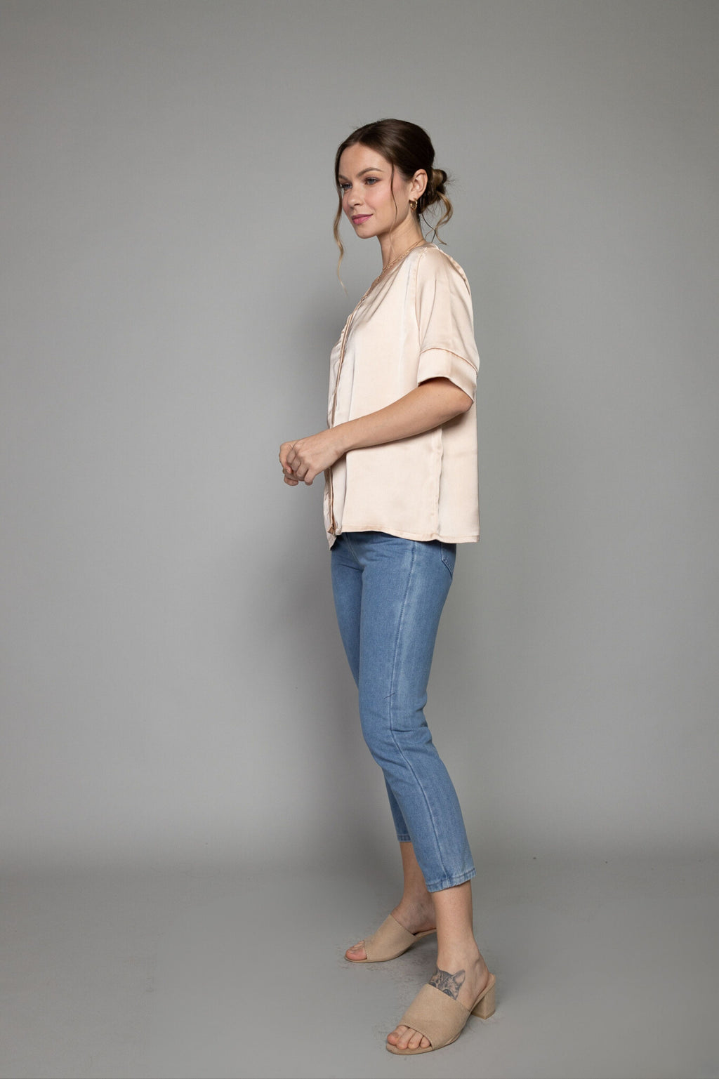 Satin: Ellie Top
