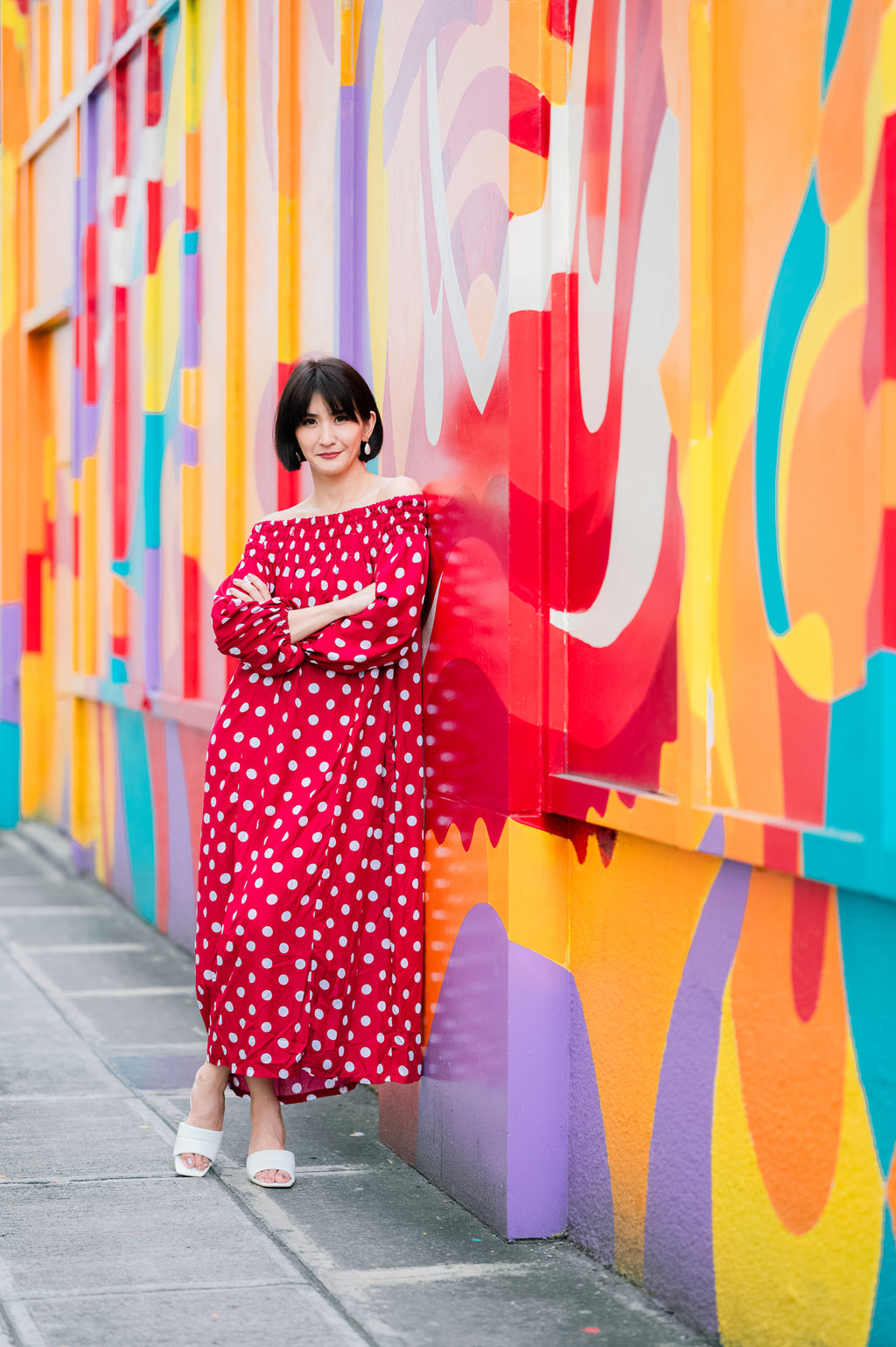 MUM x RPB 8: Eva Off-Shoulder Dress