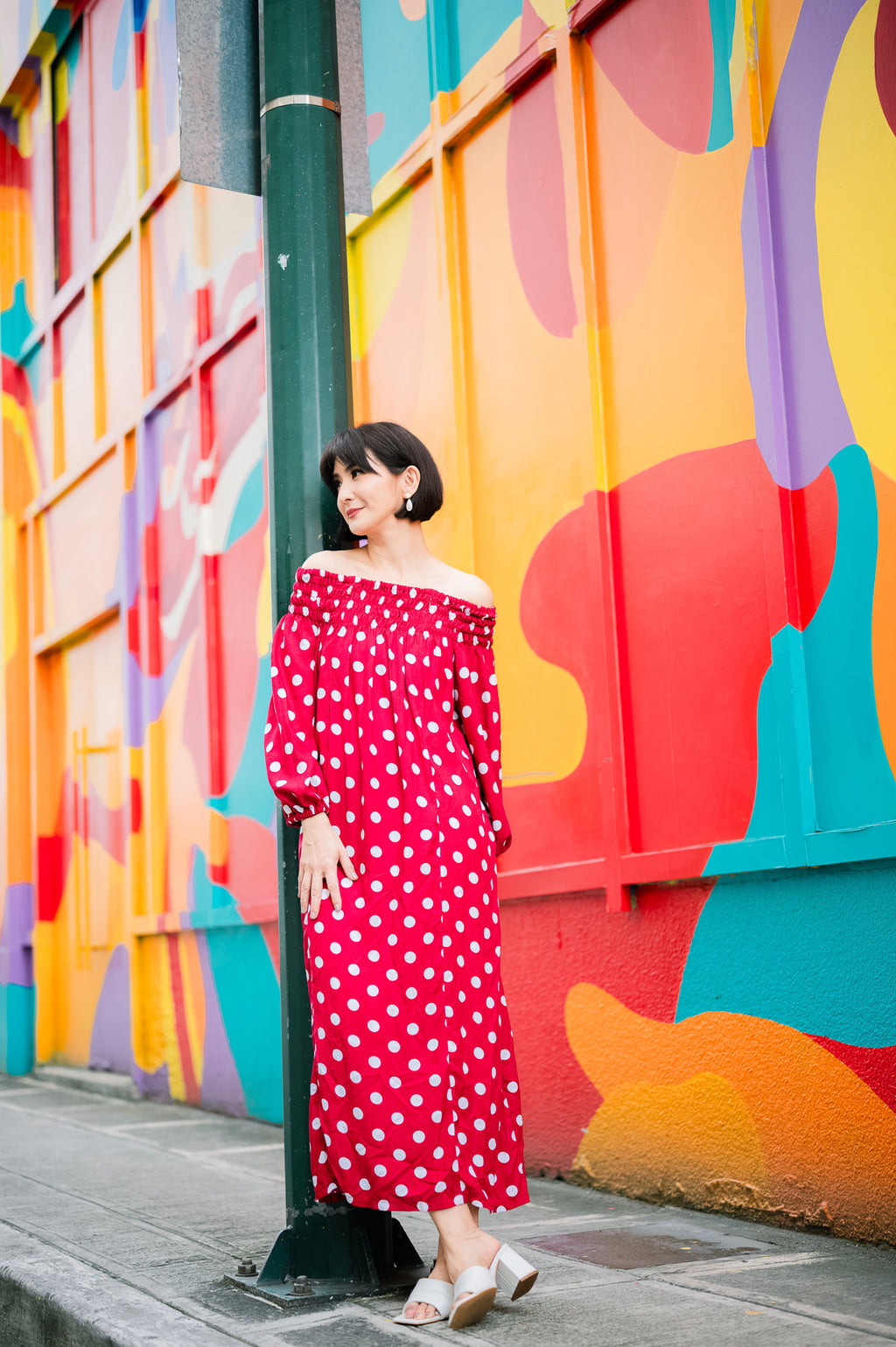 MUM x RPB 8: Eva Off-Shoulder Dress