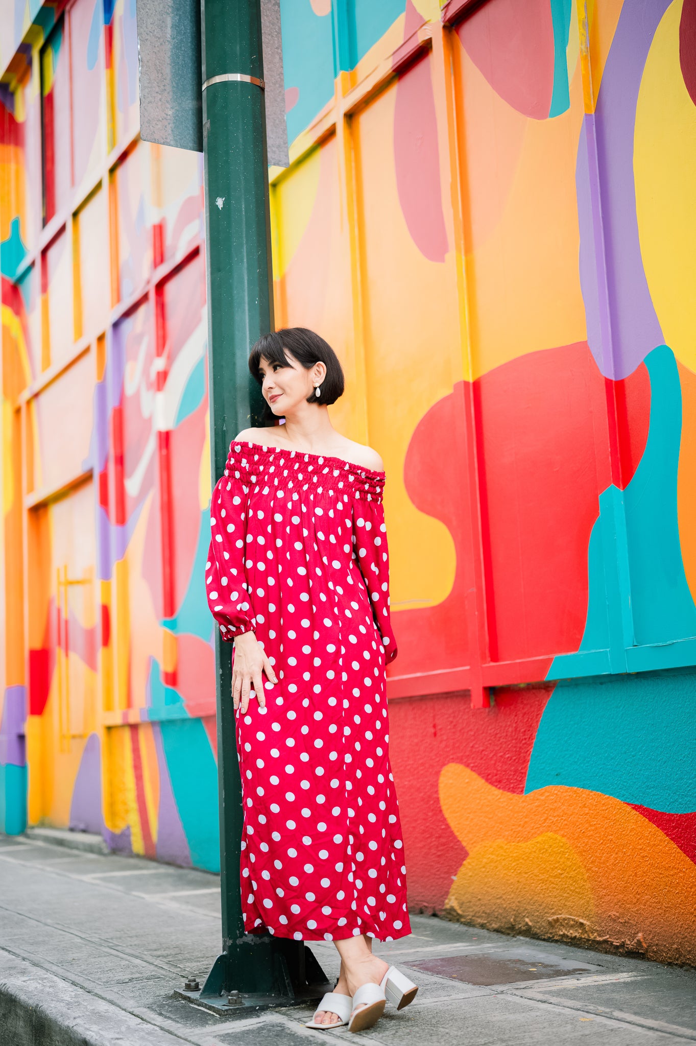 MUM x RPB 8: Eva Off-Shoulder Dress