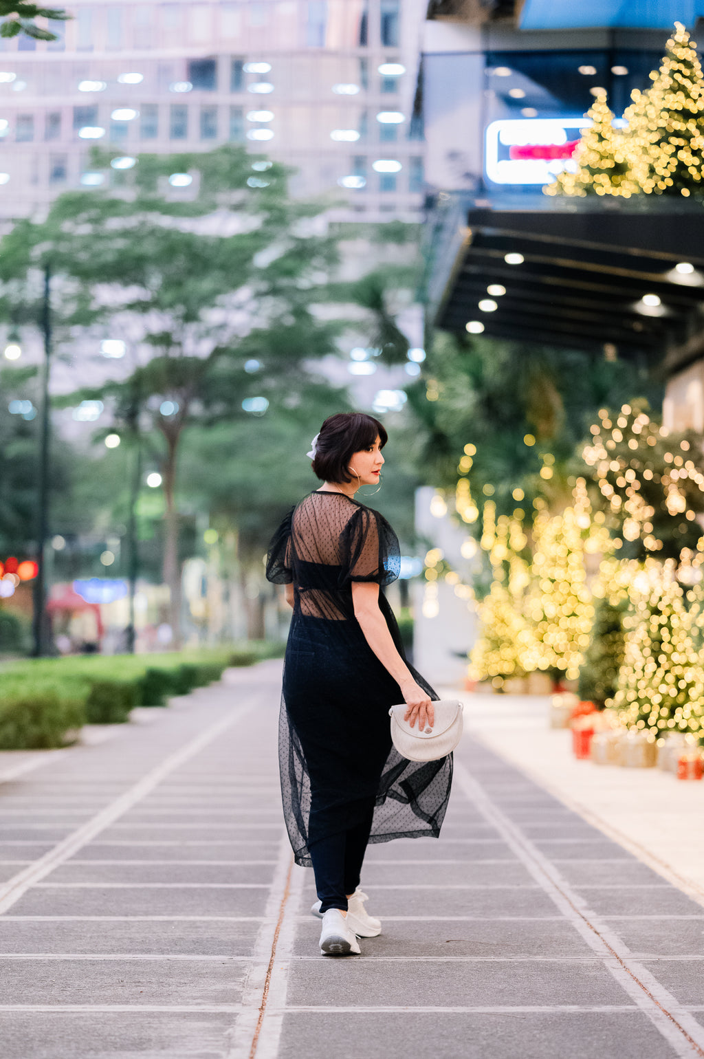 MUM x RPB 8: Amelia Parisian Dots See Through Dress (inner not included)