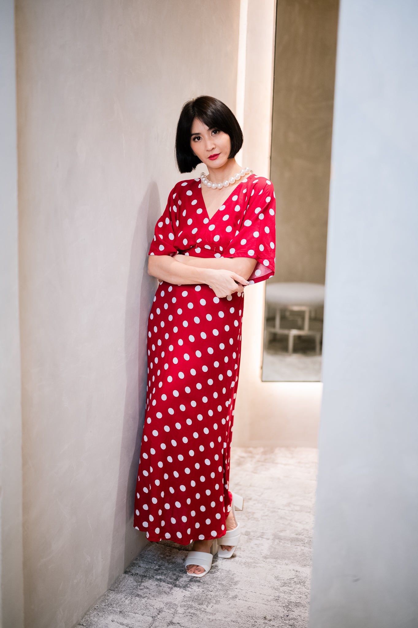 MUM x RPB 8: Laura Cinched Waist Dress