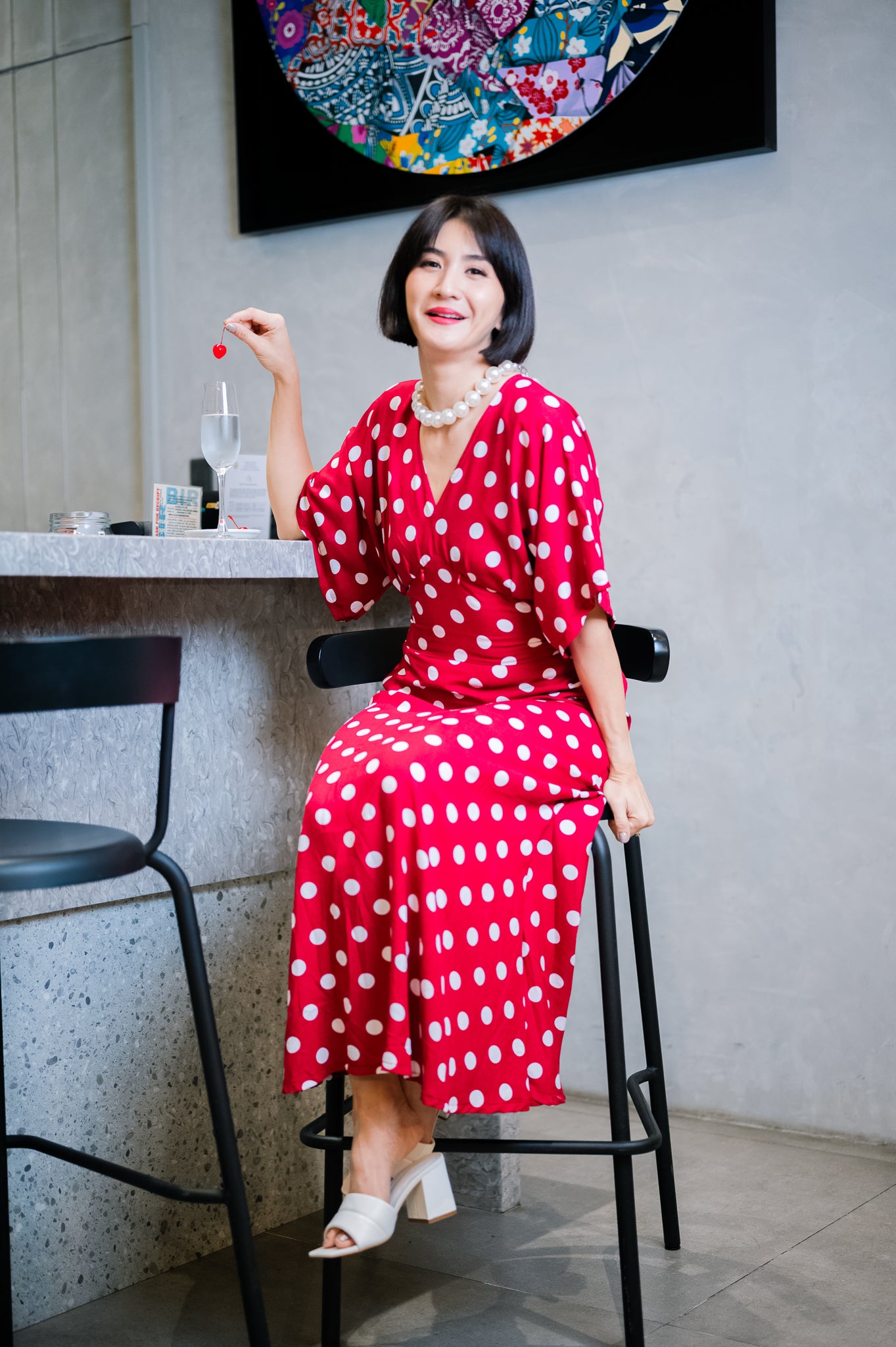 MUM x RPB 8: Laura Cinched Waist Dress