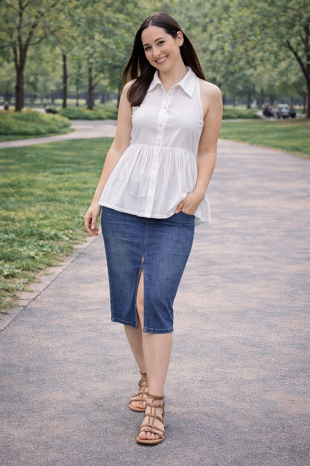 Peplum Collection: Eliza Top