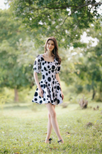 Jenny Premium Breastfeeding Dress: Paris Smocked-waist Dress
