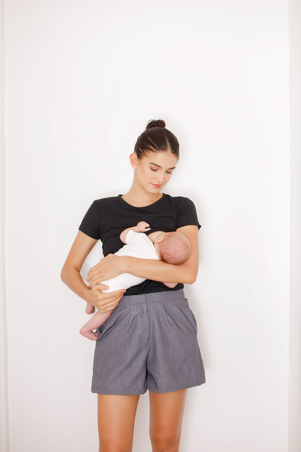 Expandable Cotton Twill Shorts