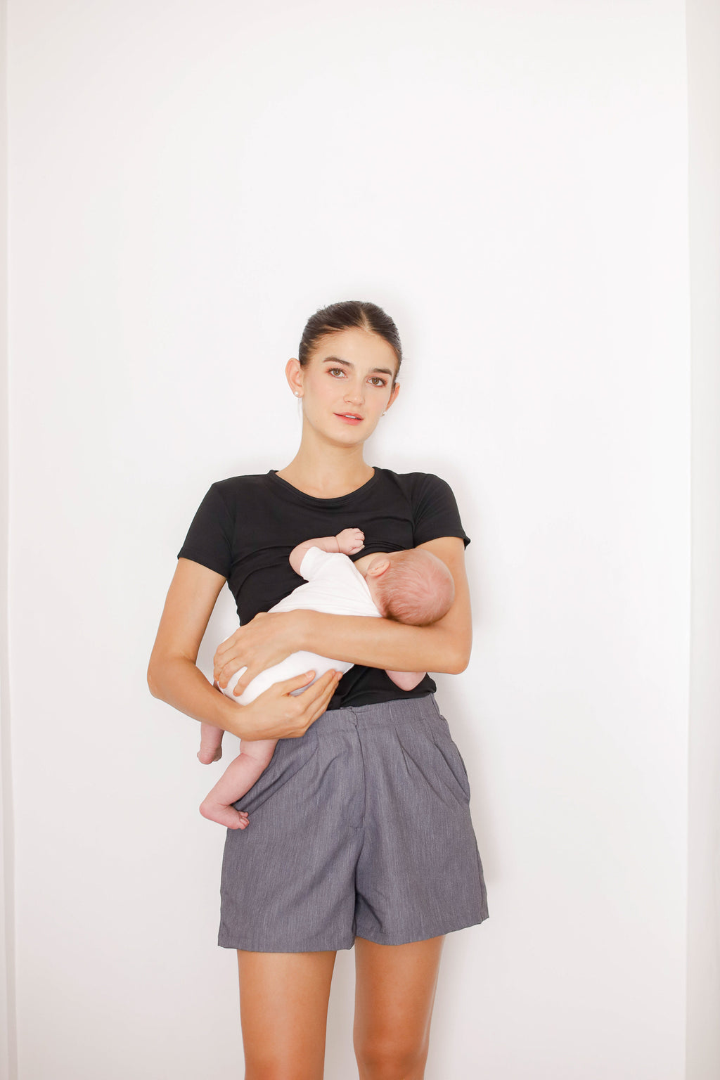 Expandable Cotton Twill Shorts