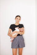Expandable Cotton Twill Shorts