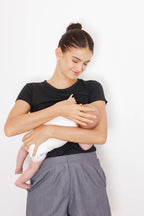 Basic Cotton Stretch Breastfeeding Shirt