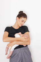 Basic Cotton Stretch Breastfeeding Shirt