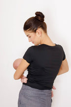 Basic Cotton Stretch Breastfeeding Shirt