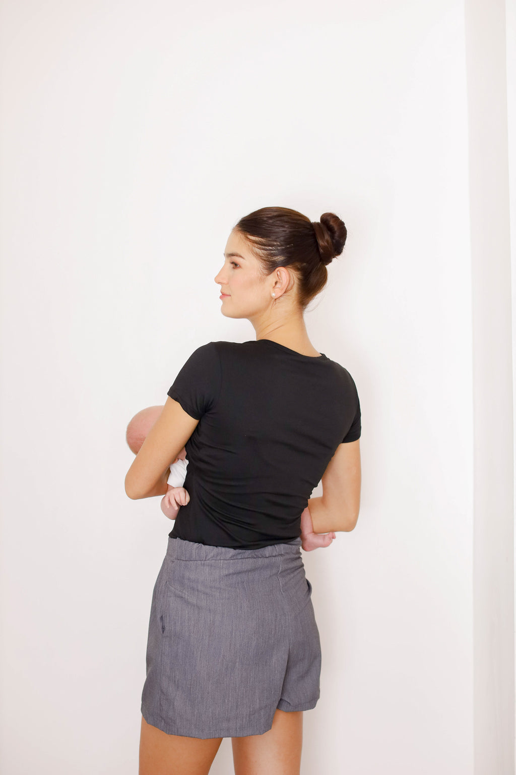 Expandable Cotton Twill Shorts