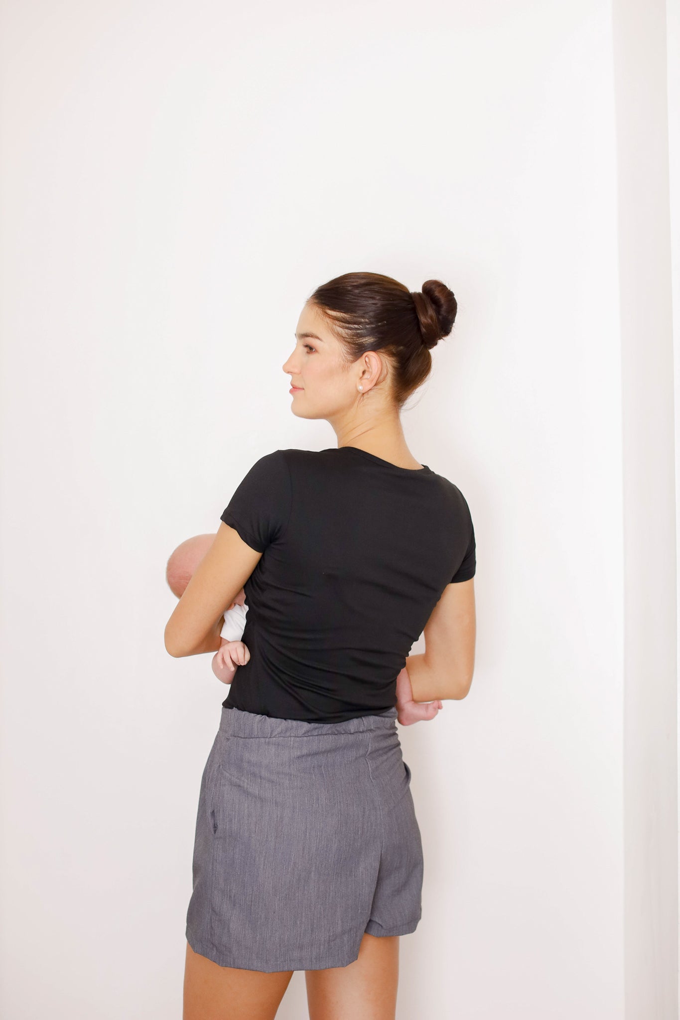 Expandable Cotton Twill Shorts