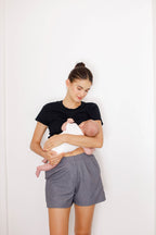Basic Cotton Stretch Breastfeeding Shirt