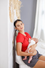 Ribbed Cotton Breastfeeding Shirt