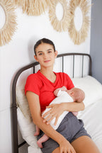 Ribbed Cotton Breastfeeding Shirt