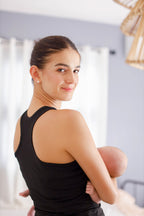 Ribbed Cotton Breastfeeding Sando