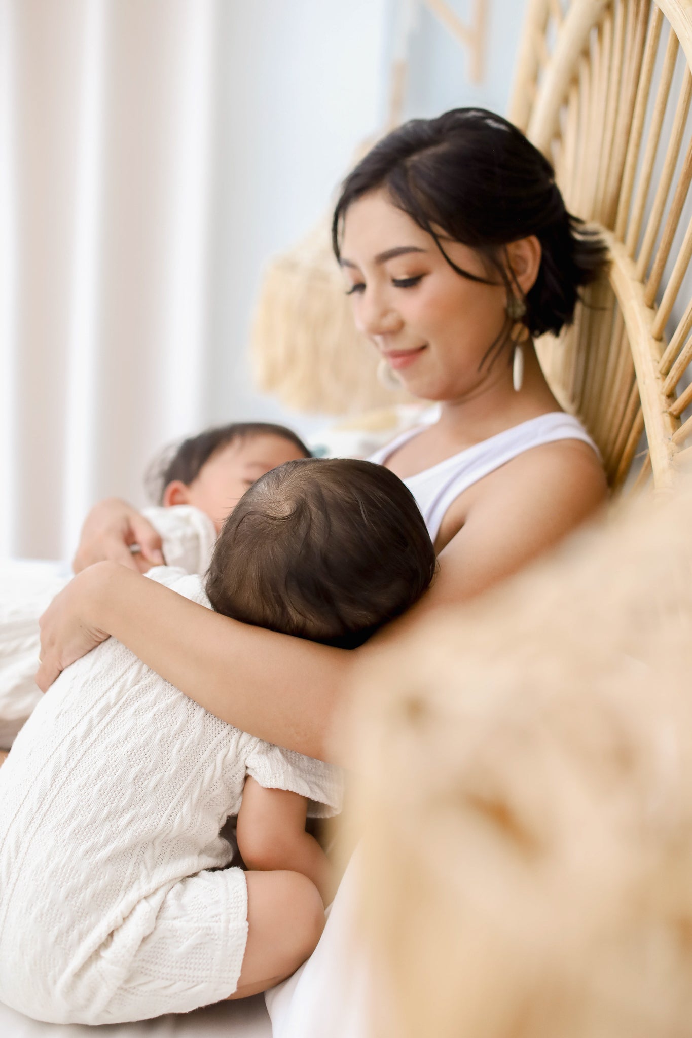 Ribbed Cotton Breastfeeding Sando
