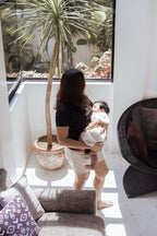 Ribbed Cotton Breastfeeding Shirt