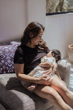 Ribbed Cotton Breastfeeding Shirt