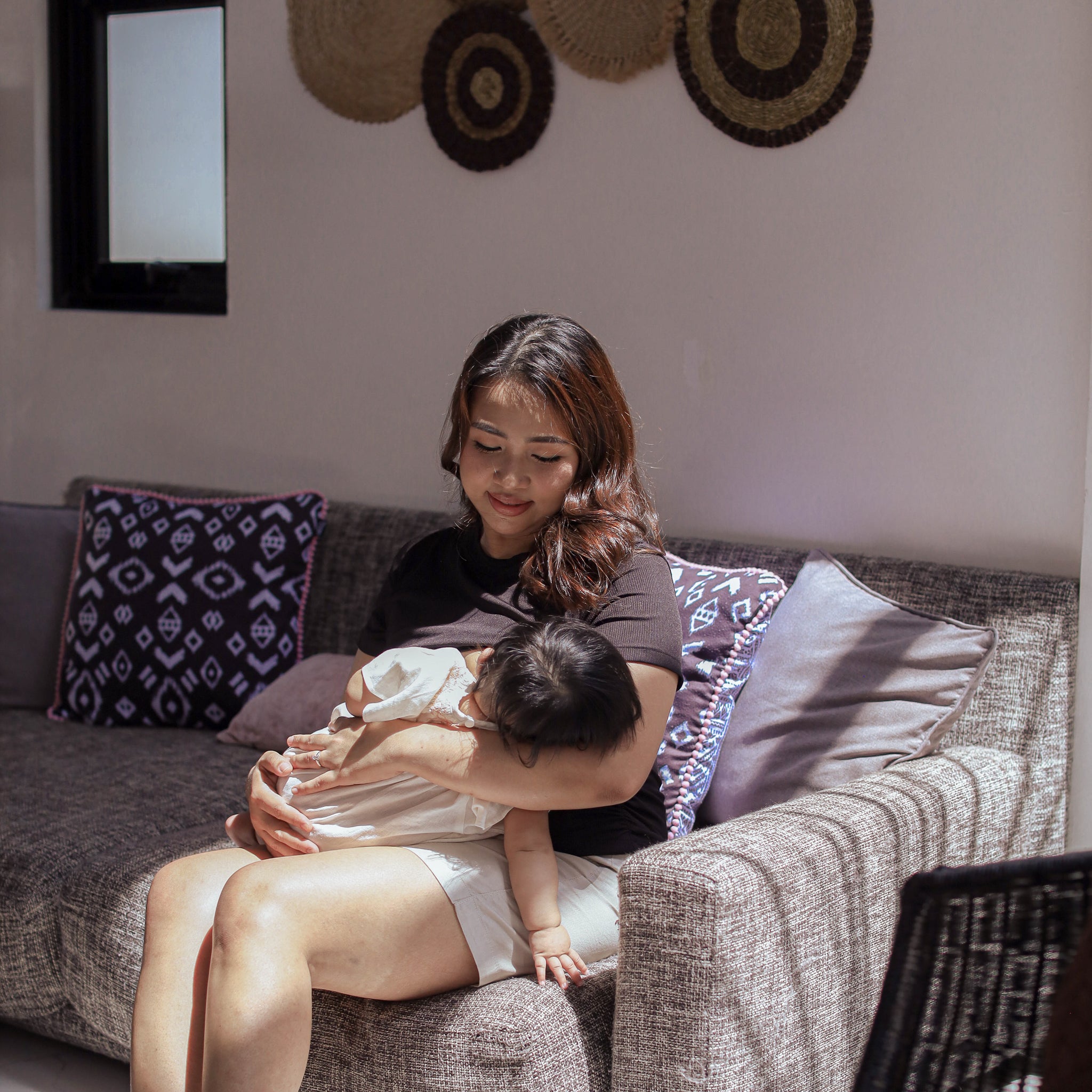 Ribbed Cotton Breastfeeding Shirt