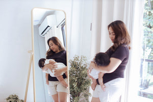 Ribbed Cotton Breastfeeding Shirt