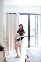 Ribbed Cotton Breastfeeding Shirt