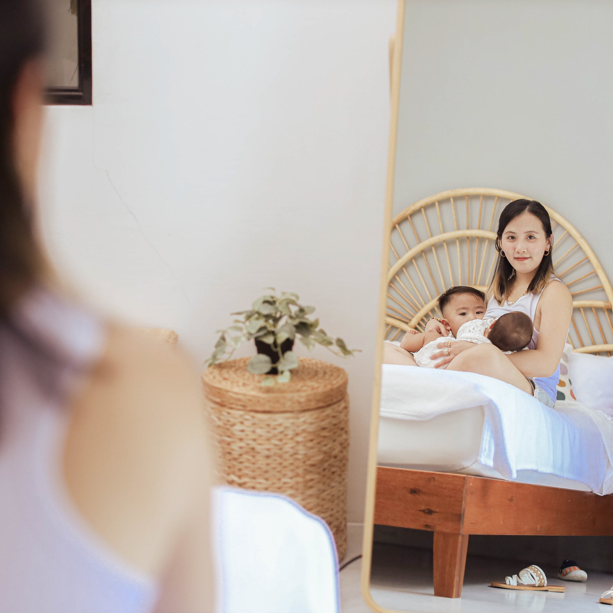 Ribbed Cotton Breastfeeding Sando