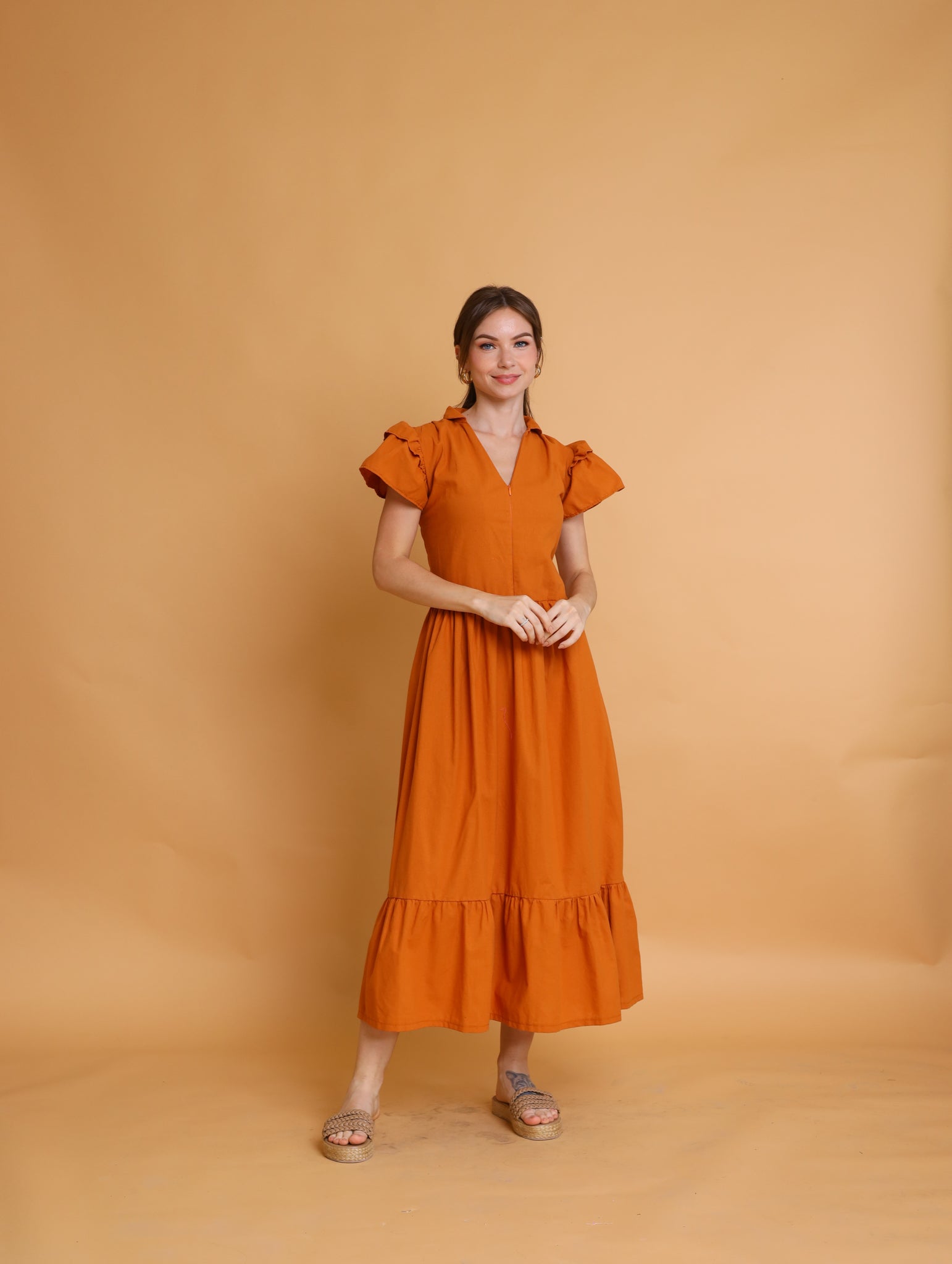 Earth Tones: Abeline Maxi