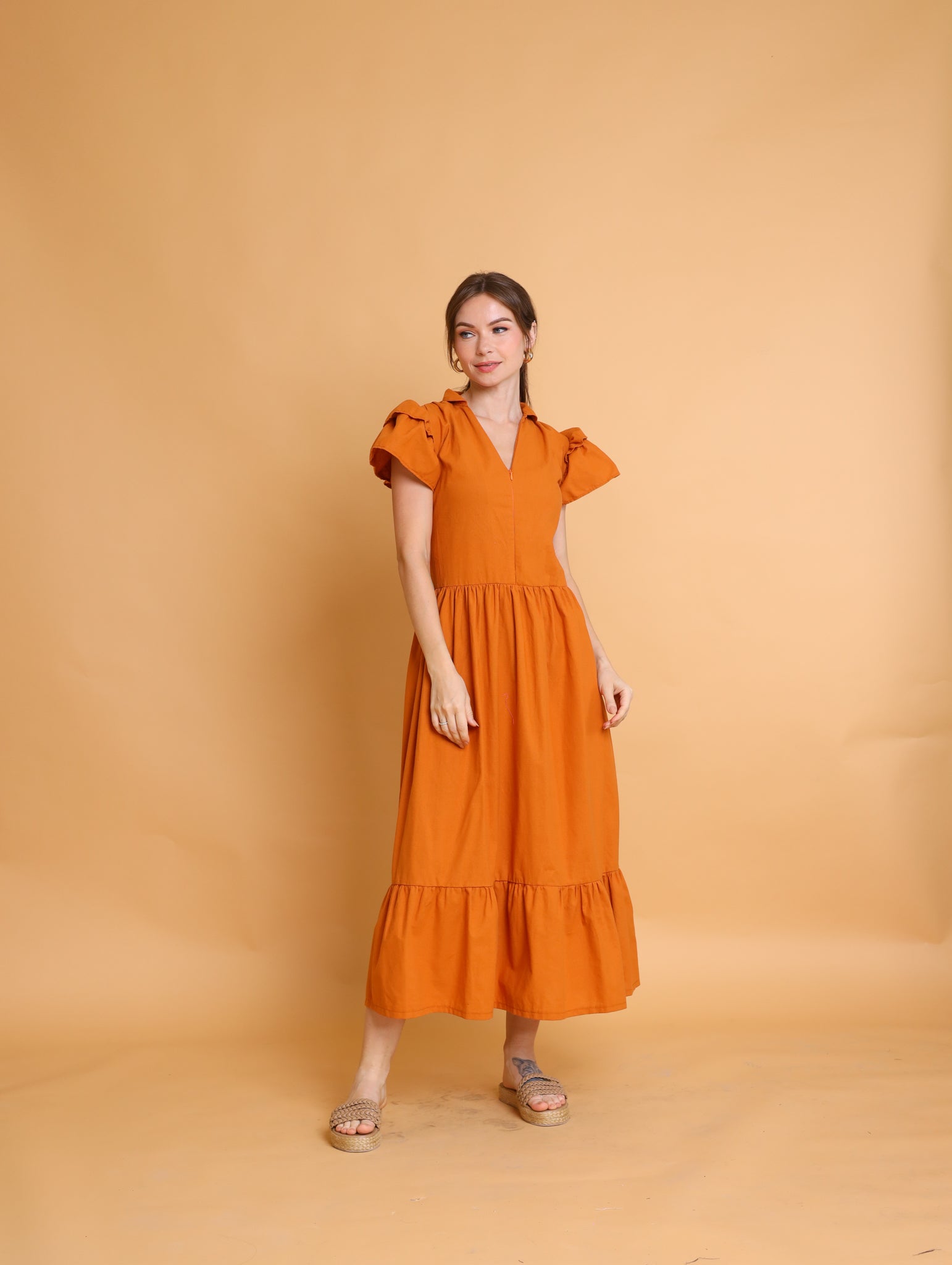 Earth Tones: Abeline Maxi