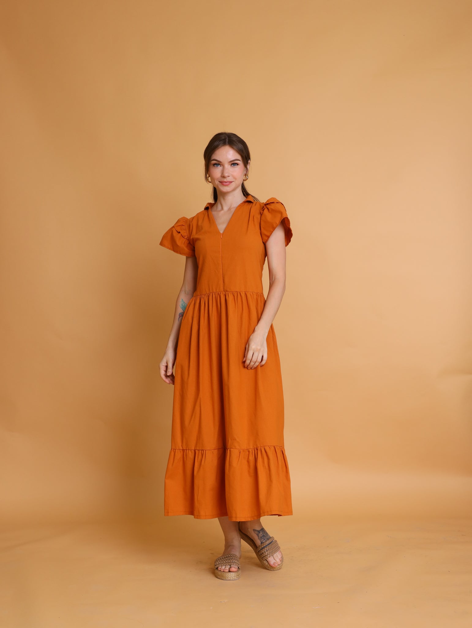 Earth Tones: Abeline Maxi