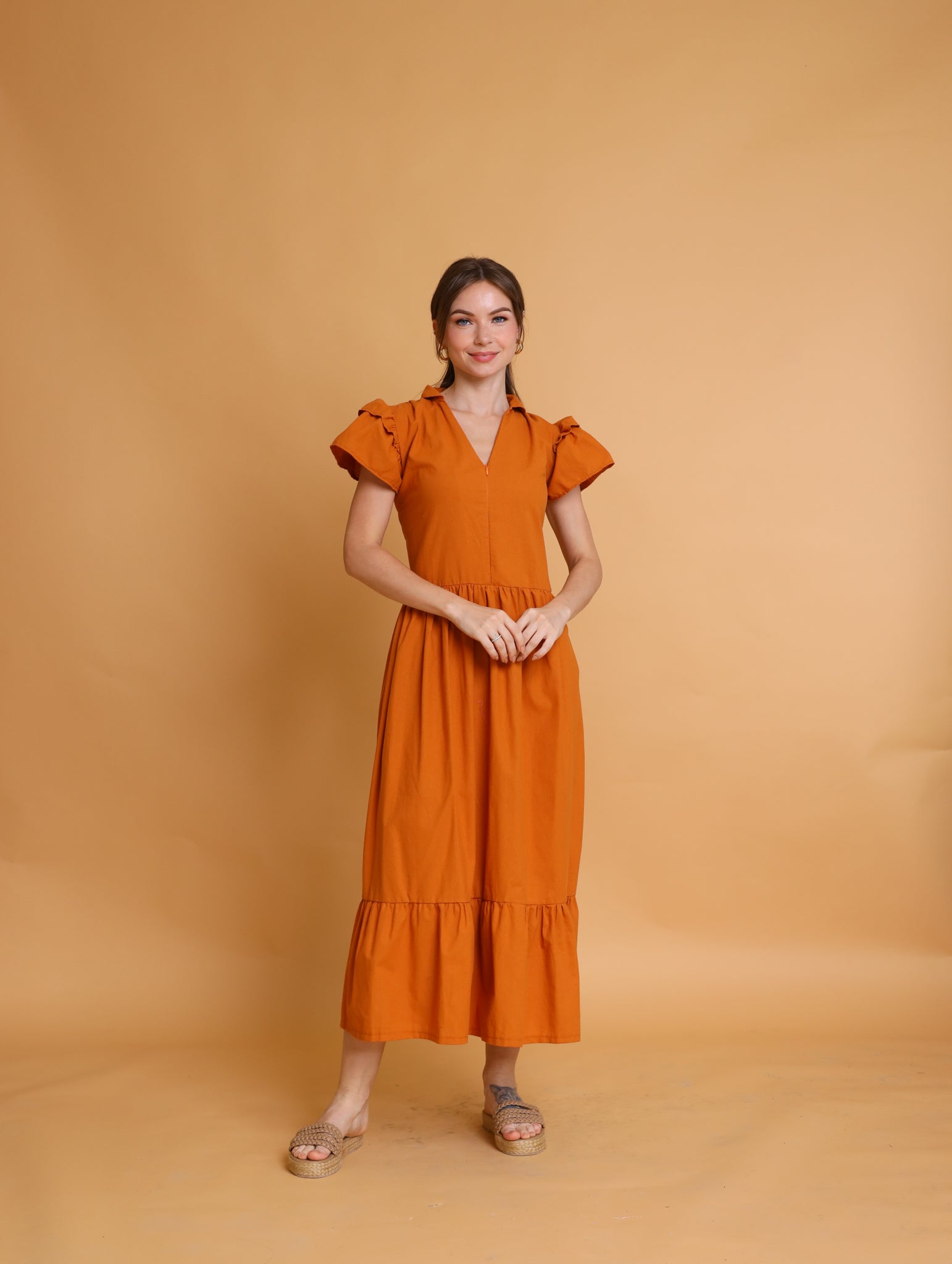 Earth Tones: Abeline Maxi