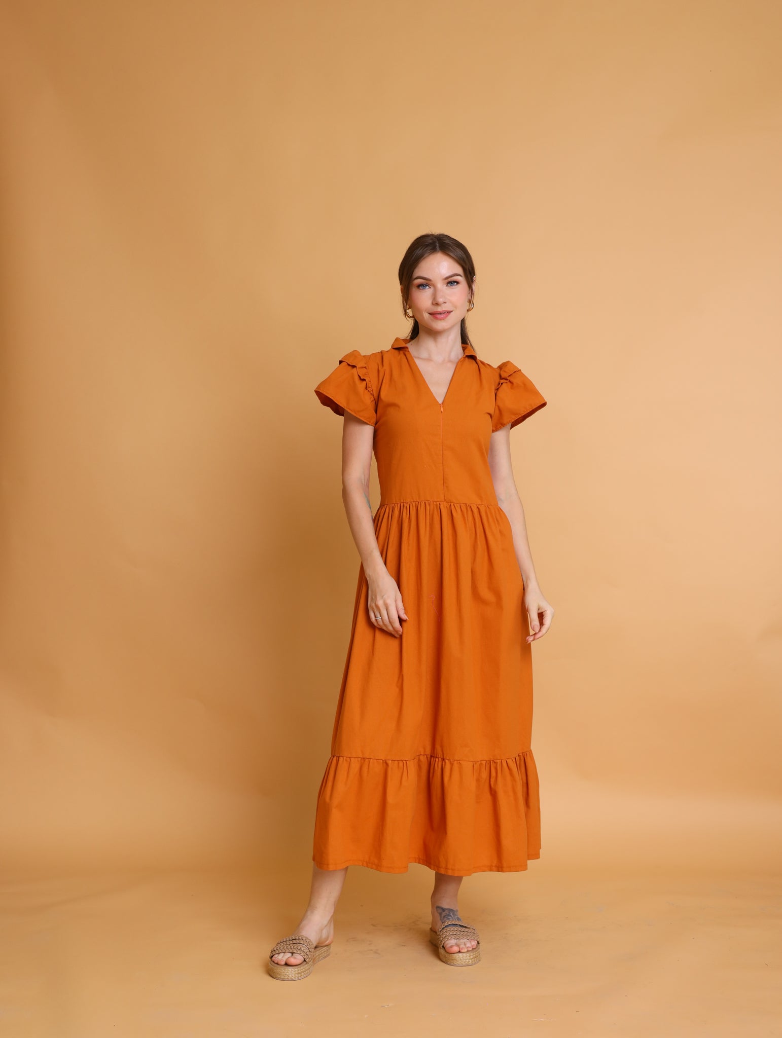Earth Tones: Abeline Maxi