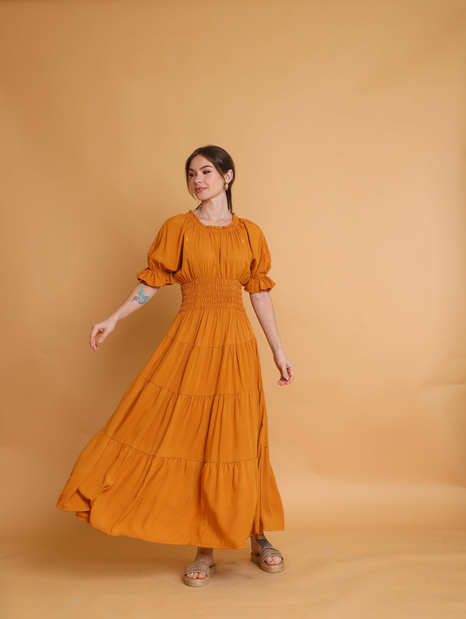 Earth Tones: Heide Maxi