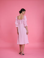 Barbiecore: Pearl Midi Dress