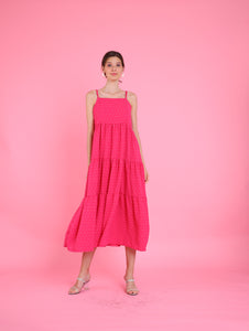 Barbiecore: Eteri Tiered Dress