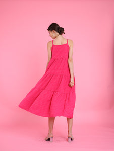 Barbiecore: Eteri Tiered Dress
