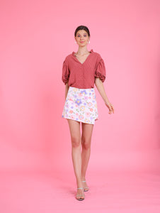 Barbiecore: Carl Swissdot Top