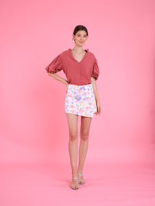 Barbiecore: Carl Swissdot Top