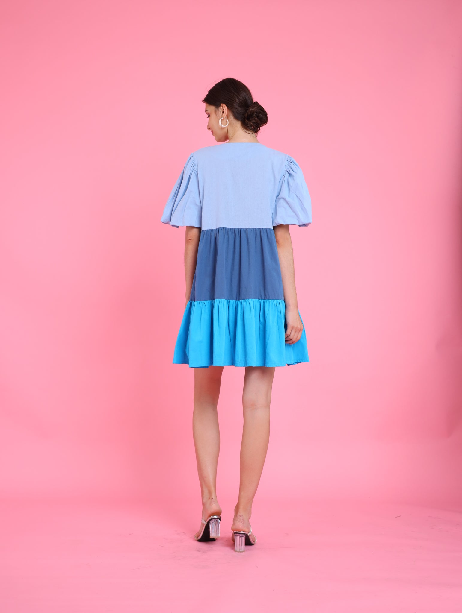 Barbiecore: Afra Tiered Dress