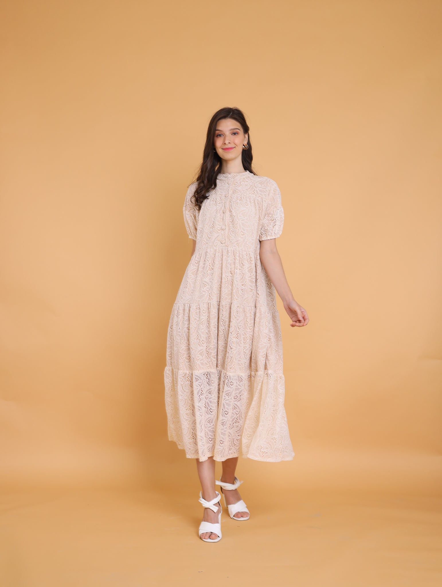 Lace: Etta Buttondown Maxi