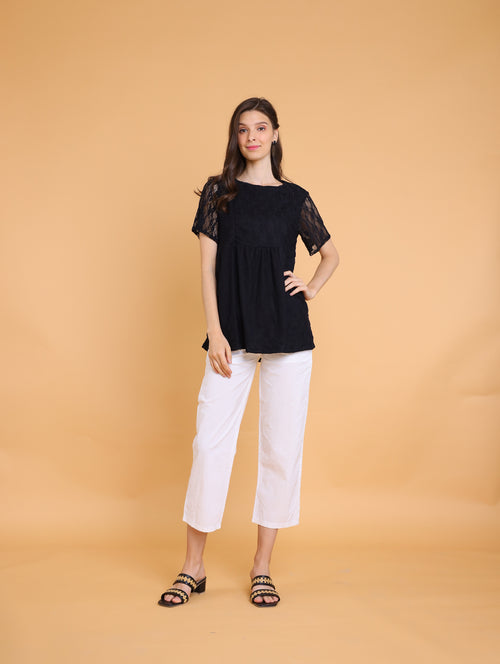 Black: Mila Top