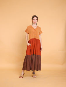 Brown: Sharmila Dress