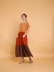 Brown: Sharmila Dress