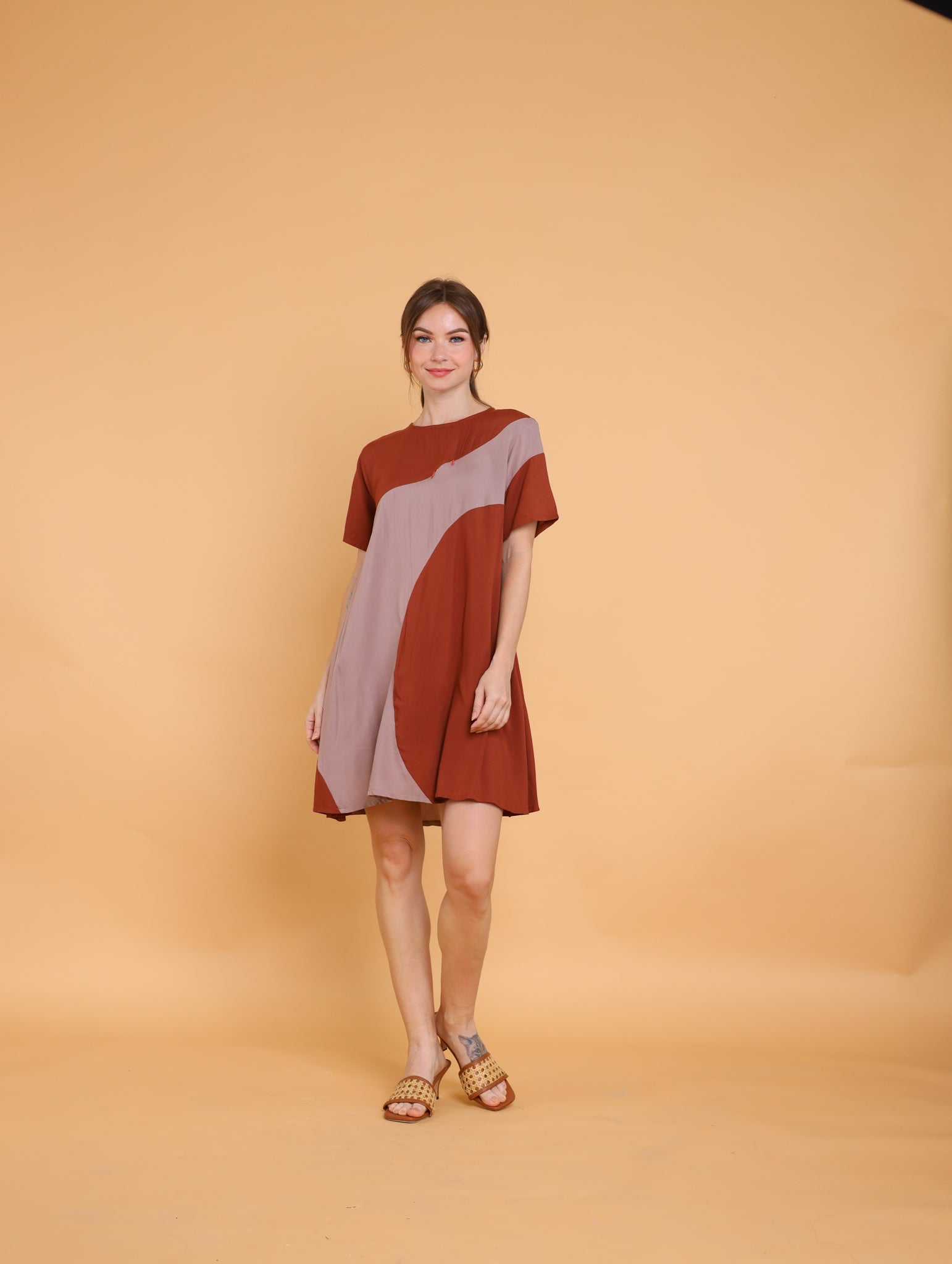 Brown: Fiona Dress