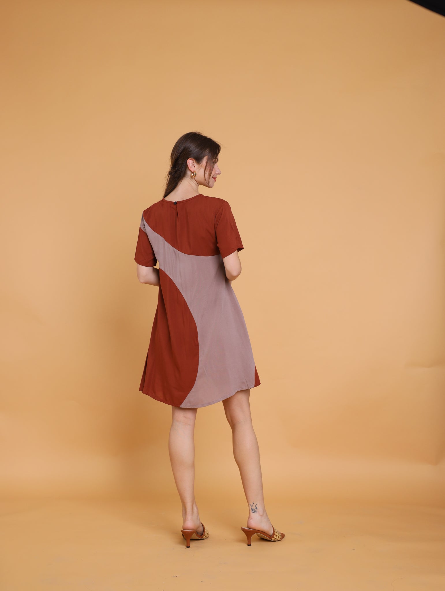 Brown: Fiona Dress