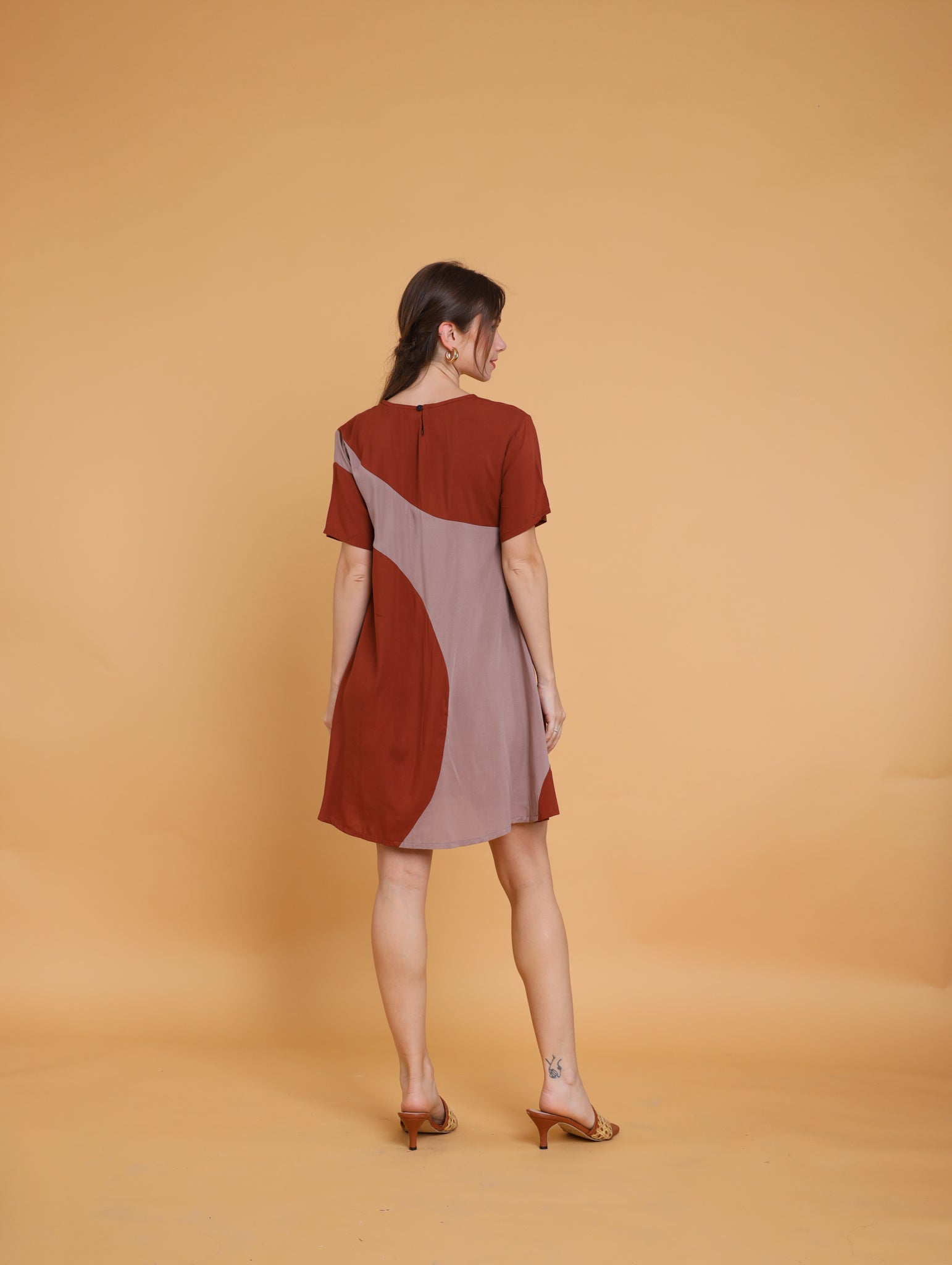 Brown: Fiona Dress