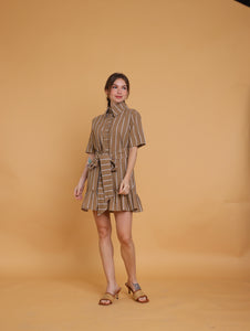 Brown: Carley Mini Dress